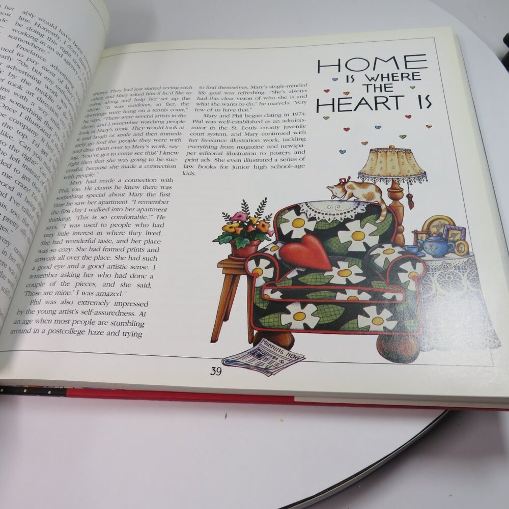 Mary Engelbreit "Mary and Bright" Art & the Artist Hardback Coffee Table Book - Picture 14 of 17